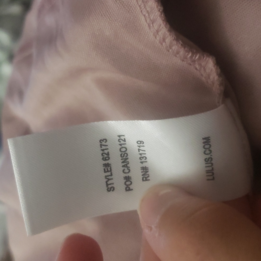 Lulus strapless satin gown light purple small - Picture 5 of 6